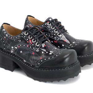 John Fluevog F-Shoe Hi Todne Size 8 Platform Shoe